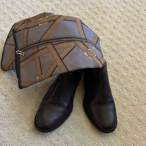 Tory Burch chocolate Brown Boots.
